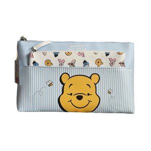 The Pooh Makeup Bag with Removable Pouch Bag